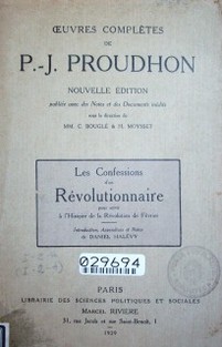 Les confessions d´un révolutionnaire pour servir à l´Histoire de la Révolution de Février