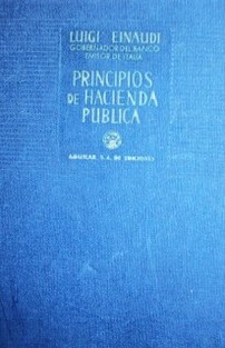 Principios de hacienda pública