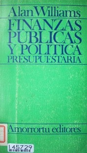 Finanzas públicas y política presupuestaria