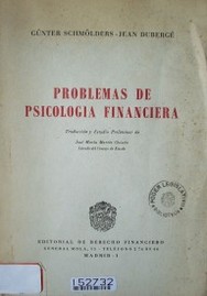 Problemas de psicología financiera
