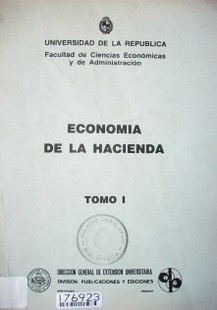 Economía de la hacienda : seleccion de lecturas