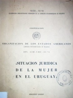 Situación jurídica de la mujer en el Uruguay