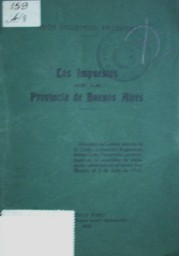 Los impuestos de la Provincia de Buenos Aires