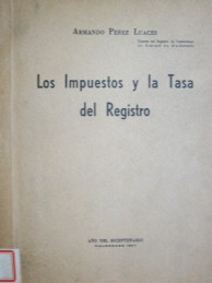 Los impuestos y la tasa del registro