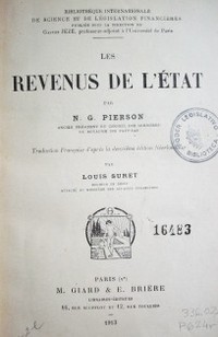 Les revenus de l´Etat