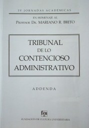 Tribunal de lo Contencioso Administrativo : addenda