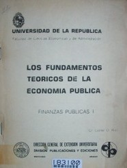 Los fundamentos teóricos de la economía pública