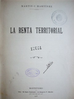 La renta territorial