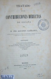 Tratado de las contribuciones directas de España