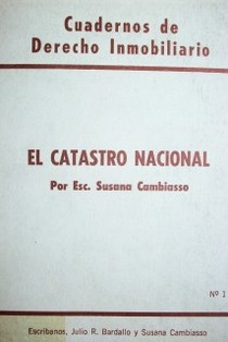 El catastro nacional