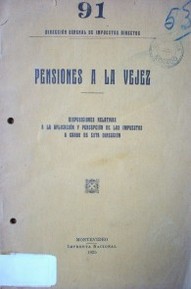 Pensiones a la vejez