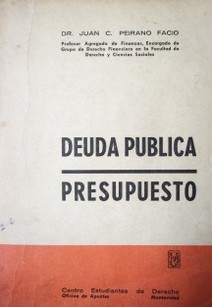 Deuda pública.  Presupuesto