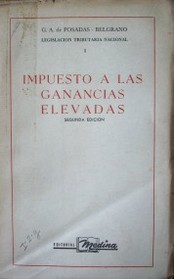 Impuesto a las ganancias elevadas