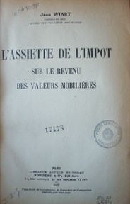 L'assiette de l'impot  sur le revenu des valeurs mobilières