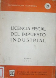 Licencia fiscal del impuesto industrial