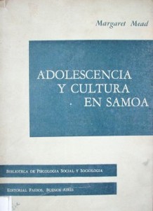 Adolescencia y cultura en Samoa