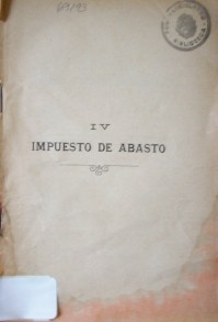 Impuesto de abasto