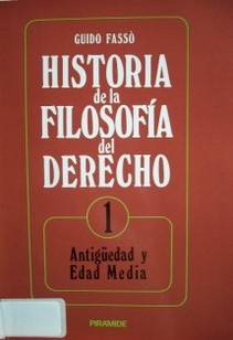 Historia de la filosofía del derecho