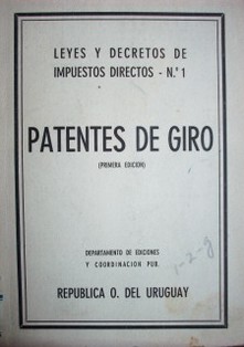 Patentes de giro