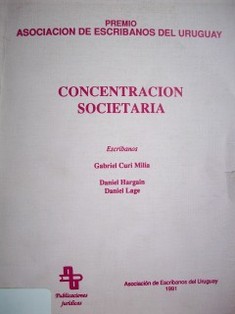 Concentración societaria