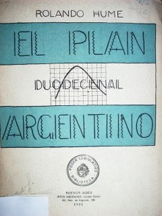 Plan duodecenal argentino
