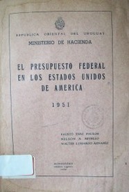 El presupuesto federal en los Estados Unidos de América