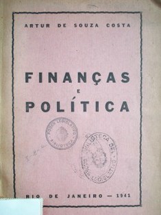 Finanças e politica