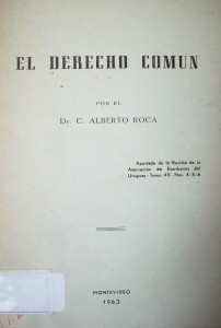 El derecho común