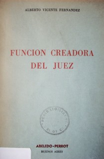 Función creadora del Juez