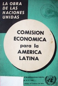 Comisión económica para la América Latina
