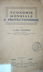 Economie mondiale et protectionnisme