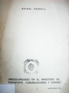 Irregularidades en el Ministerio de Transporte, comunicaciones y turismo