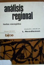Análisis regional : textos escogidos