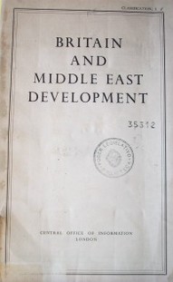 Britain and Middle East development