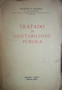 Tratado de contabilidad pública