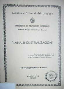 Lana - Industrialización