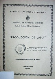 Producción de lana