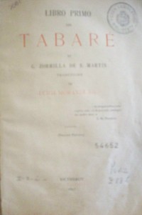 Libro primo del Tabaré