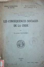 Les conséquences sociales de la crise