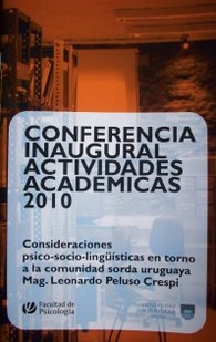 Consideraciones psico-socio-lingüísticas en torno a la comunidad sorda uruguaya