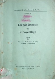 Les prix imposés et le boycottage