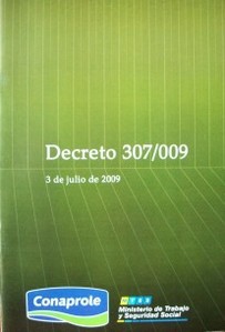 Decreto Nº 307/009 : 3 de julio de 2009