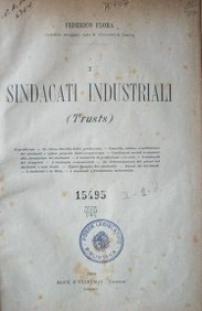 I sindicati industriali (trusts)