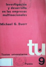 Investigaci&oacute;n y desarrollo en las empresas multinacionales