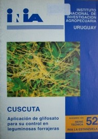 Cuscuta : aplicación de glifosato para su control en leguminosas forrajeras