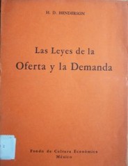 Las leyes de la oferta y la demanda