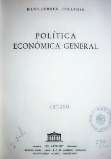 Política económica general
