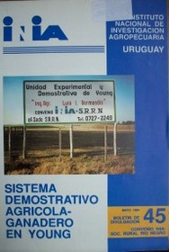 Sistema demostrativo agrícola-ganadero en Young