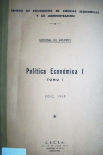 Política económica I