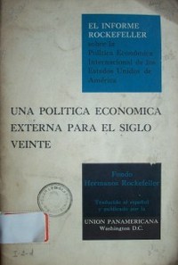 Una política económica externa para el siglo veinte